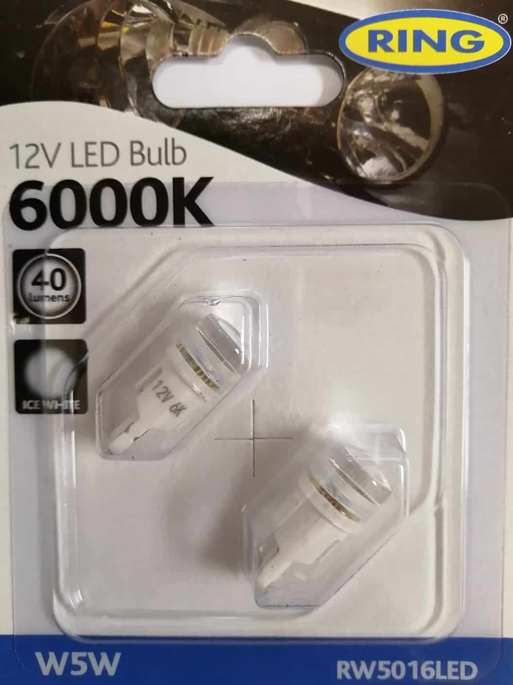 Ring Autolampen W5W LED 7000k kopen? ✓ Snel geleverd ✓