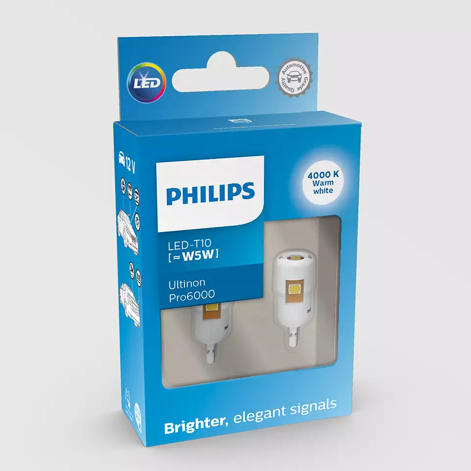 H4 Philips Ultinon Pro6000 LED headlight bulb - Piece