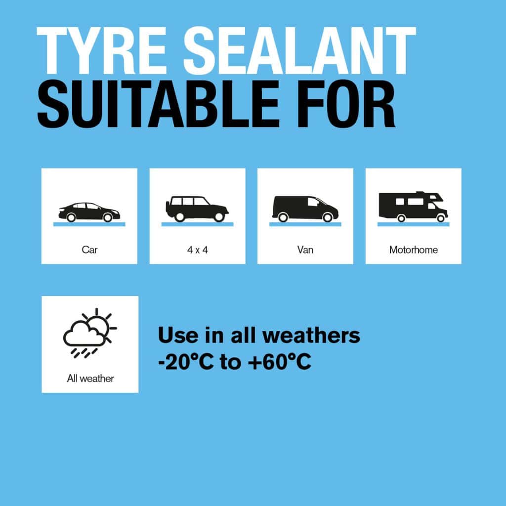 Ring Rtk3 Ring RTK6 Flat Tyre Sealant Complete Kit - Autolume Plus