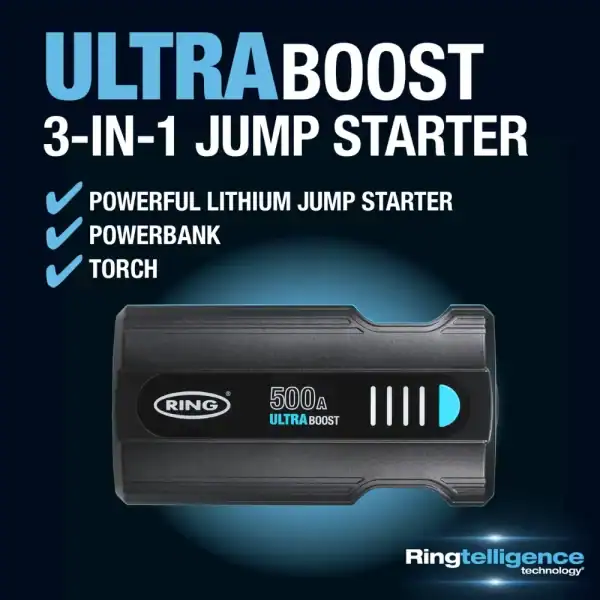 Ring RJS010 ULTRABOOST 500 Jump Starter - Image 4