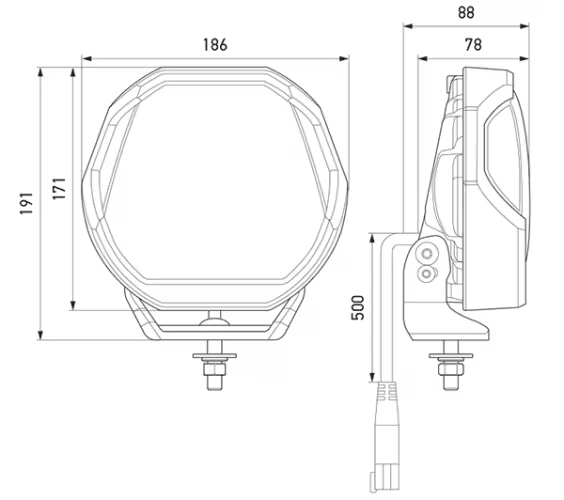 Hella Antares 7" LED Aux Lamp Set - Image 22